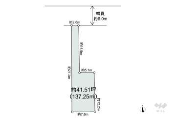 川口市南鳩ヶ谷7丁目 土地