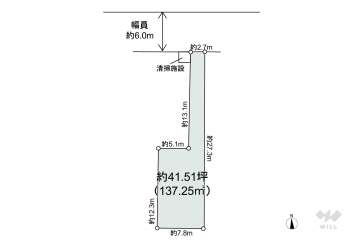 川口市南鳩ヶ谷7丁目 土地