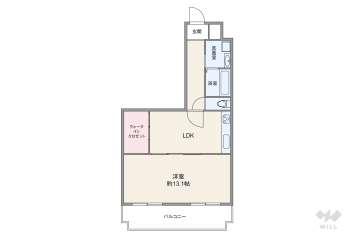 レック北梅田2980万円：間取り図
