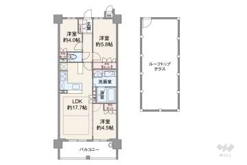 ダイアパレス八事柏木町5085万円：間取り図
