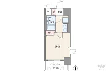 エスリード野田駅前850万円：間取り図