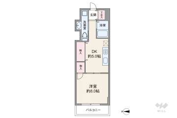 新大阪第一ダイヤモンドマンション740万円：間取り図