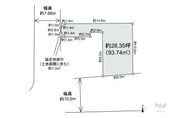 足立区花畑4丁目 土地