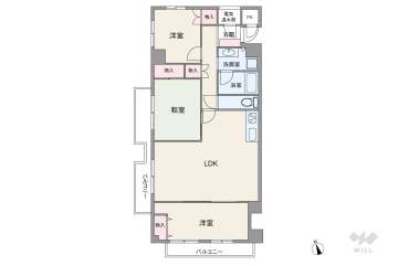 緑地東ロイヤルマンション3530万円：間取り図