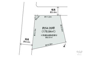 新宿区中落合4丁目 土地