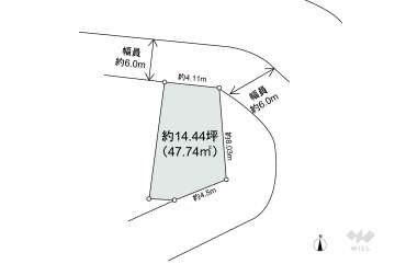 高槻市西冠3丁目 土地