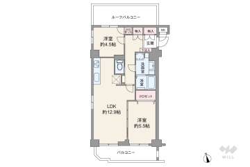 エスポア八事2090万円：間取り図
