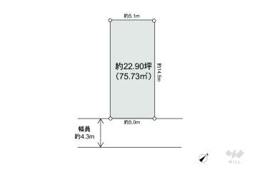 高槻市真上町3丁目 土地