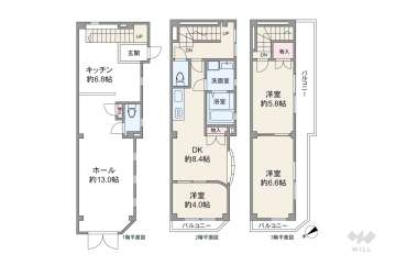 大阪市西区九条2丁目 一戸建て