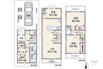 川崎市中原区上平間 一戸建て