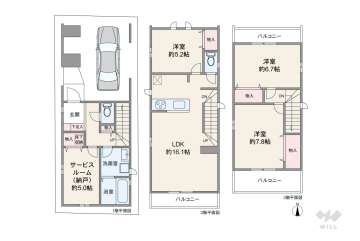 足立区南花畑2丁目 一戸建て