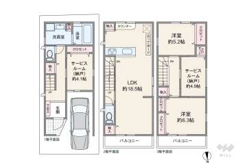 大阪市西区本田4丁目 一戸建て