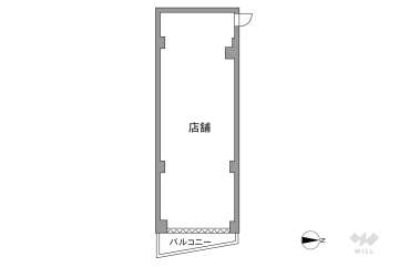 朝日プラザ石橋　2580万円：間取り図