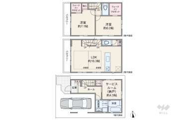 川崎市中原区苅宿 一戸建て