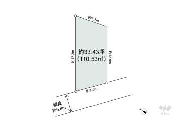 高槻市大字原 土地