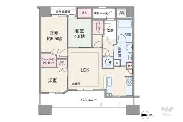 アズ・メイプ・リバティ3890万円：間取り図