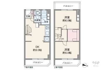 メゾン北梅田2780万円：間取り図