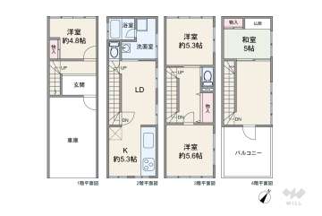 大阪市西区九条南4丁目 一戸建て