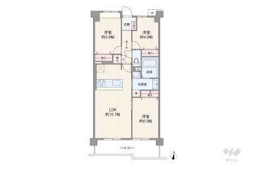 深江駅前ビル3990万円：間取り図