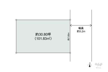 高槻市上土室5丁目 土地