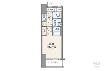 W-STYLE福島2ウィステリア1760万円：間取り図