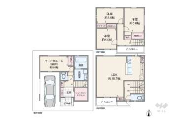 高槻市城南町3丁目 一戸建て