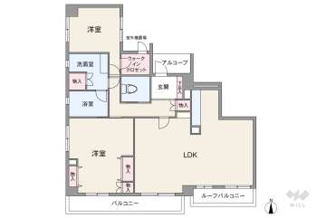アドリーム丸の内6850万円：間取り図