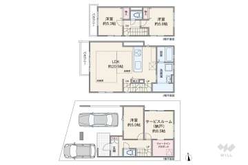 足立区鹿浜5丁目 一戸建て