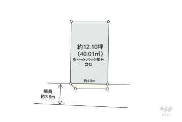 北区岸町2丁目 土地