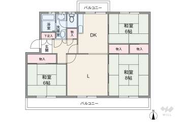岩成台西団地503号棟