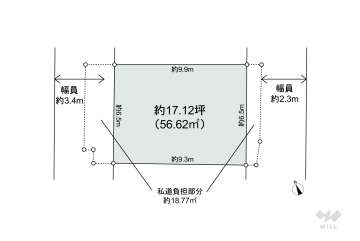 大阪市城東区成育4丁目 土地