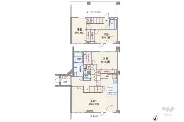アステシオ御影9990万円：間取り図