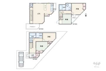 大阪市浪速区浪速西3丁目 一戸建て