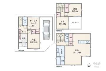 高槻市安満西の町 一戸建て