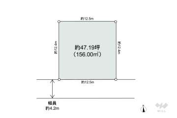 高槻市西冠1丁目 土地