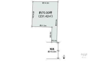 足立区一ツ家2丁目 土地