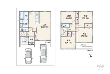 尾張旭市南原山町赤土 一戸建て