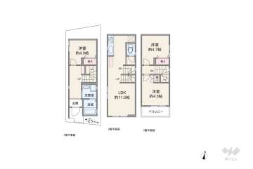 川崎市中原区下小田中1丁目 一戸建て