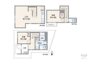 北区赤羽西3丁目 一戸建て