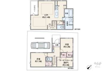 足立区伊興4丁目 一戸建て