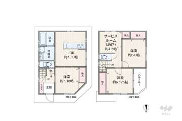 高槻市若松町 一戸建て