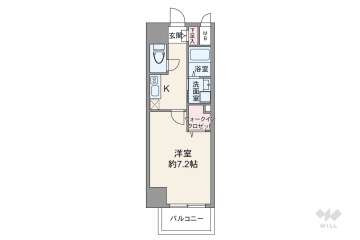 セオリー大阪ルチア2250万円：間取り図