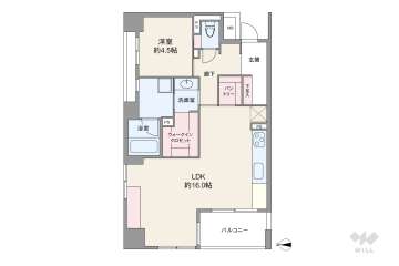 グランアッシュ谷町エクスコード5980万円：間取り図