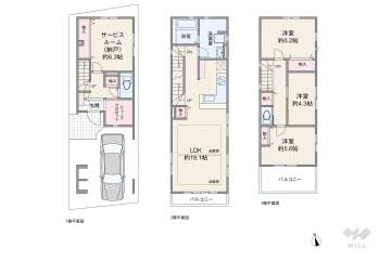 足立区中央本町3丁目 一戸建て