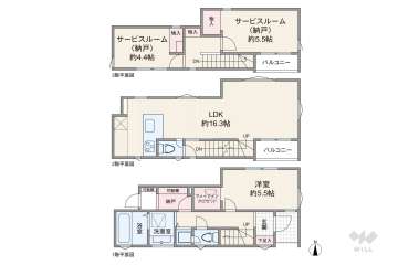 北区滝野川3丁目 一戸建て