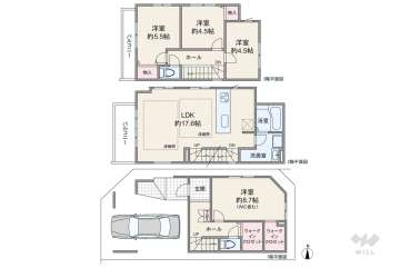 足立区谷在家1丁目 一戸建て