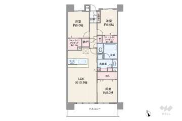デュオヒルズ藤が丘4480万円：間取り図