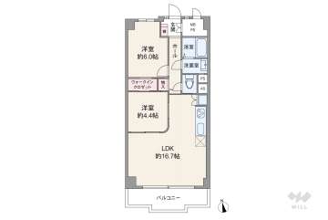 瑞穂センチュリーマンション1498万円：間取り図