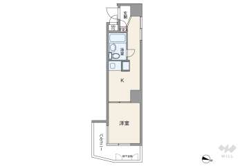 ライオンズマンション上本町第2800万円：間取り図