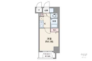 エステムプラザミッドプレイス1520万円：間取り図